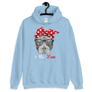 Mother Mom Pittie Mom Shirt for Pitbull Dog Lovers Unisex Hoodie