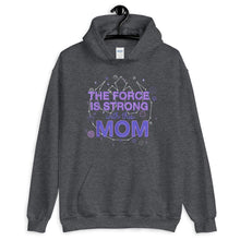 Load image into Gallery viewer, Mother Mom The Force Is Strong With This Mom Unisex Hoodie
