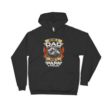 Load image into Gallery viewer, Father Dad Being A Dad Is An Honor Being A Papa Unisex Fleece Hoodie
