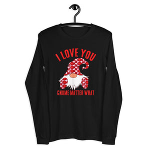 Valentine couple Cute Nordic Gnome I Love You Unisex Long Sleeve Tee