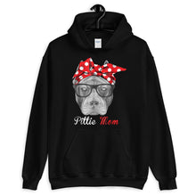 Load image into Gallery viewer, Mother Mom Pittie Mom Shirt for Pitbull Dog Lovers Unisex Hoodie
